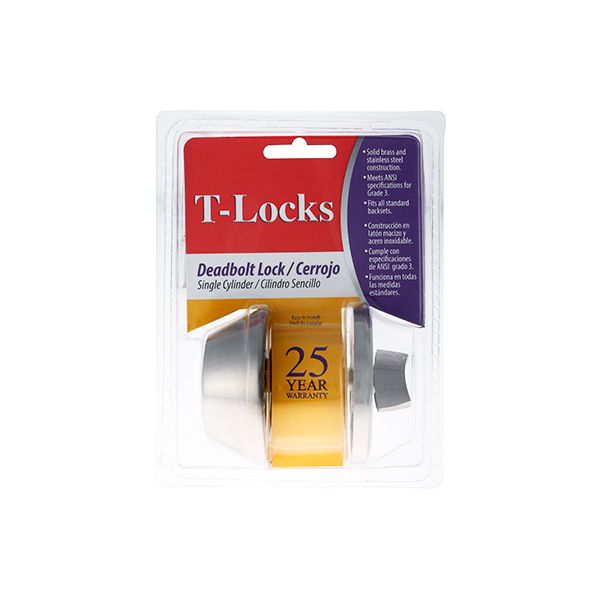 Cerrojo Sencillo Acero Inoxidable L301-Us32D T-L