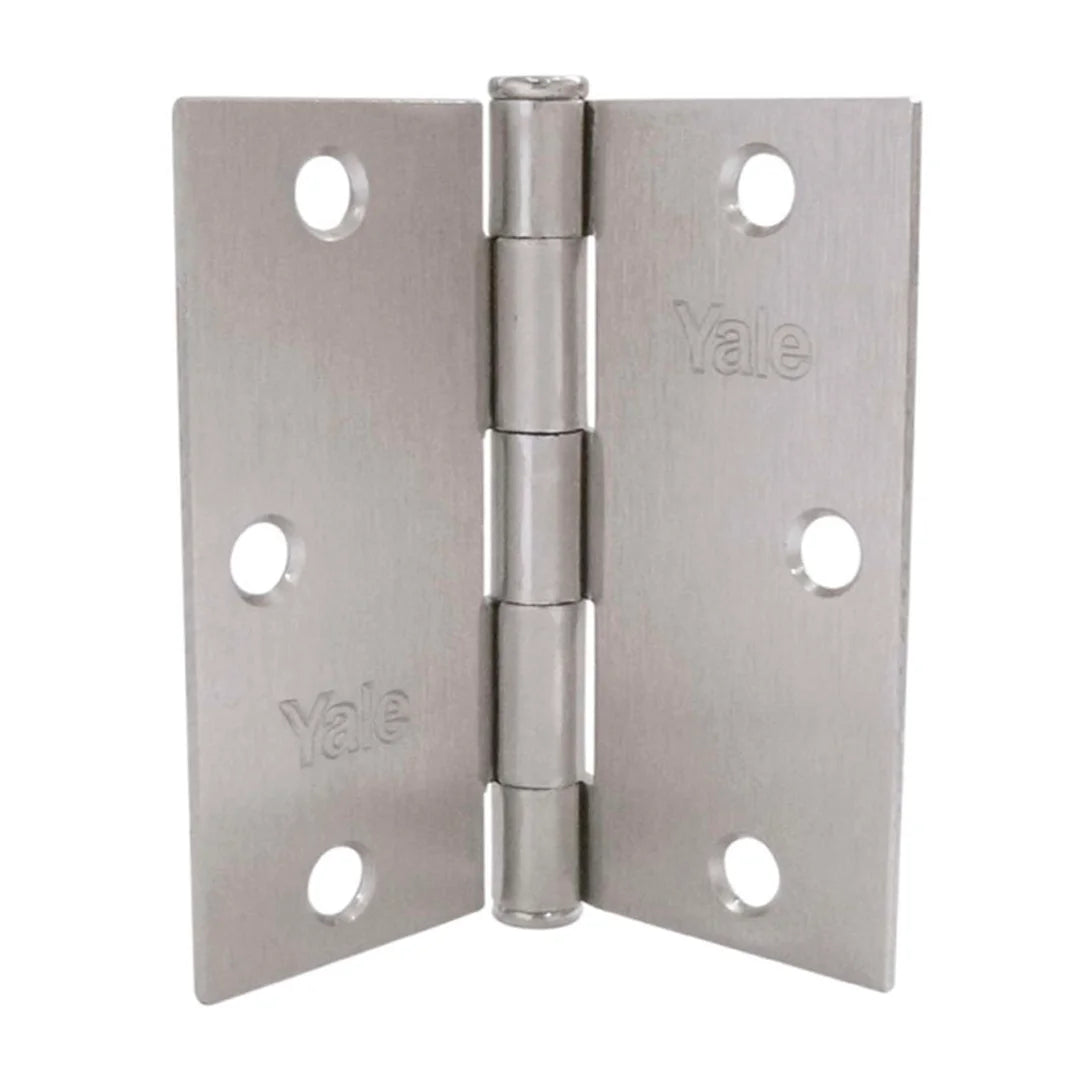 Bisagras Yale 3.5"x3.5"x2.2" níquel satinado