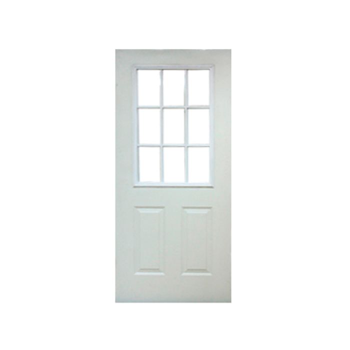 Puerta de Metal 9 Vidrios 90MTX2.13MT