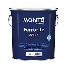 Esmalte Montó Ferrorite Acqua Satinado Blanco 2.5 Litros