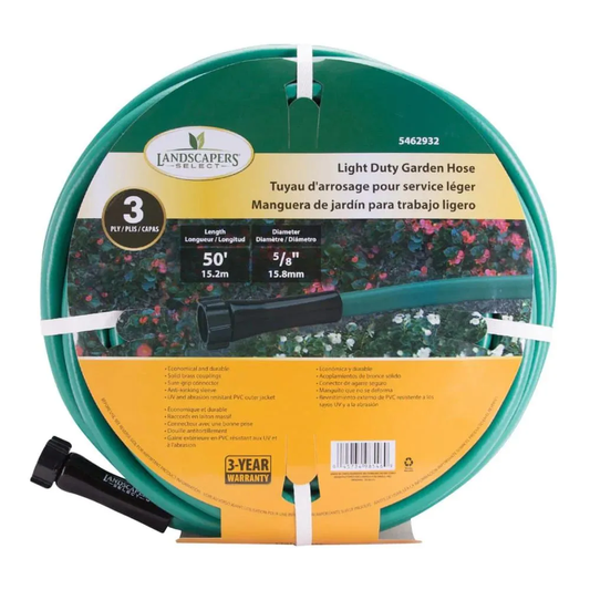 Manguera para jardin 5/8" x 25´Landscapers 3 capas