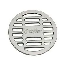 Rejilla ABS Cromada Redonda 10 CM