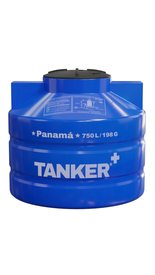 Tanque para Agua Azul 750 Litros Tanker