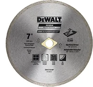 Disco Diamantado Continuo de 7 pulgadas DeWalt 47701L