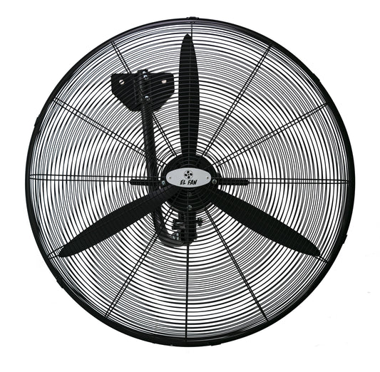 Ventilador de Pared Negro El Fan  26 In 230W
