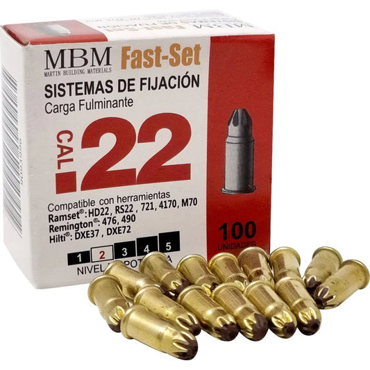 Fulminante Rojo Cal 22 MBM