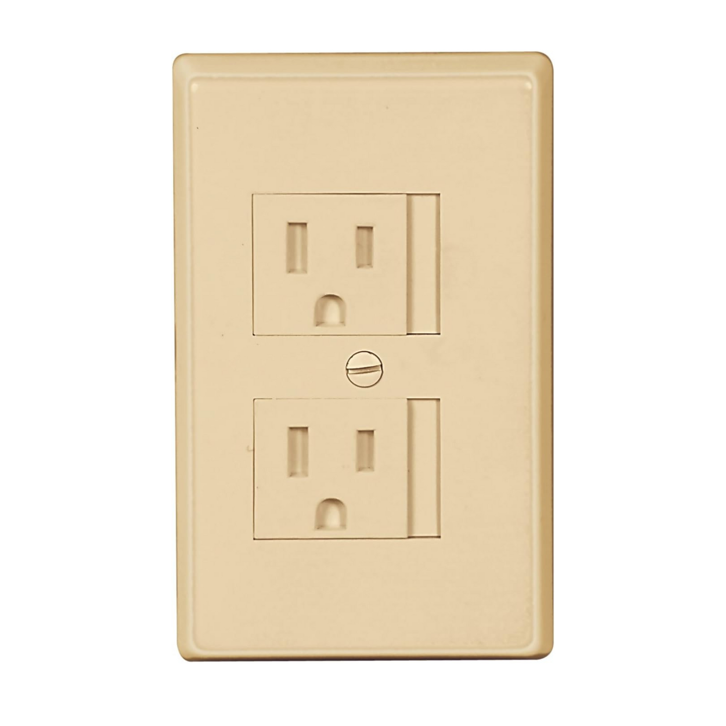 Tapa Toma Doble Ivory 15V