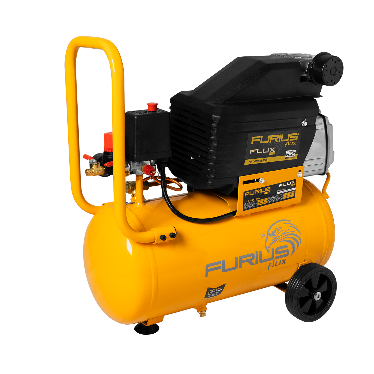 Compresor de Aire Horizontal Flux Air 25 25LTS. 2 FC25