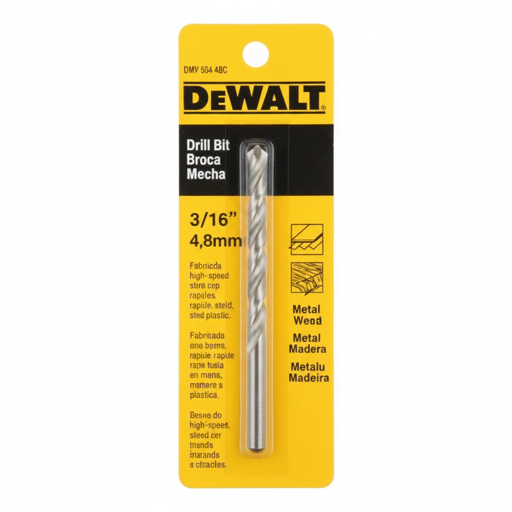 Broca de Metal 3/16 DeWalt 130316C