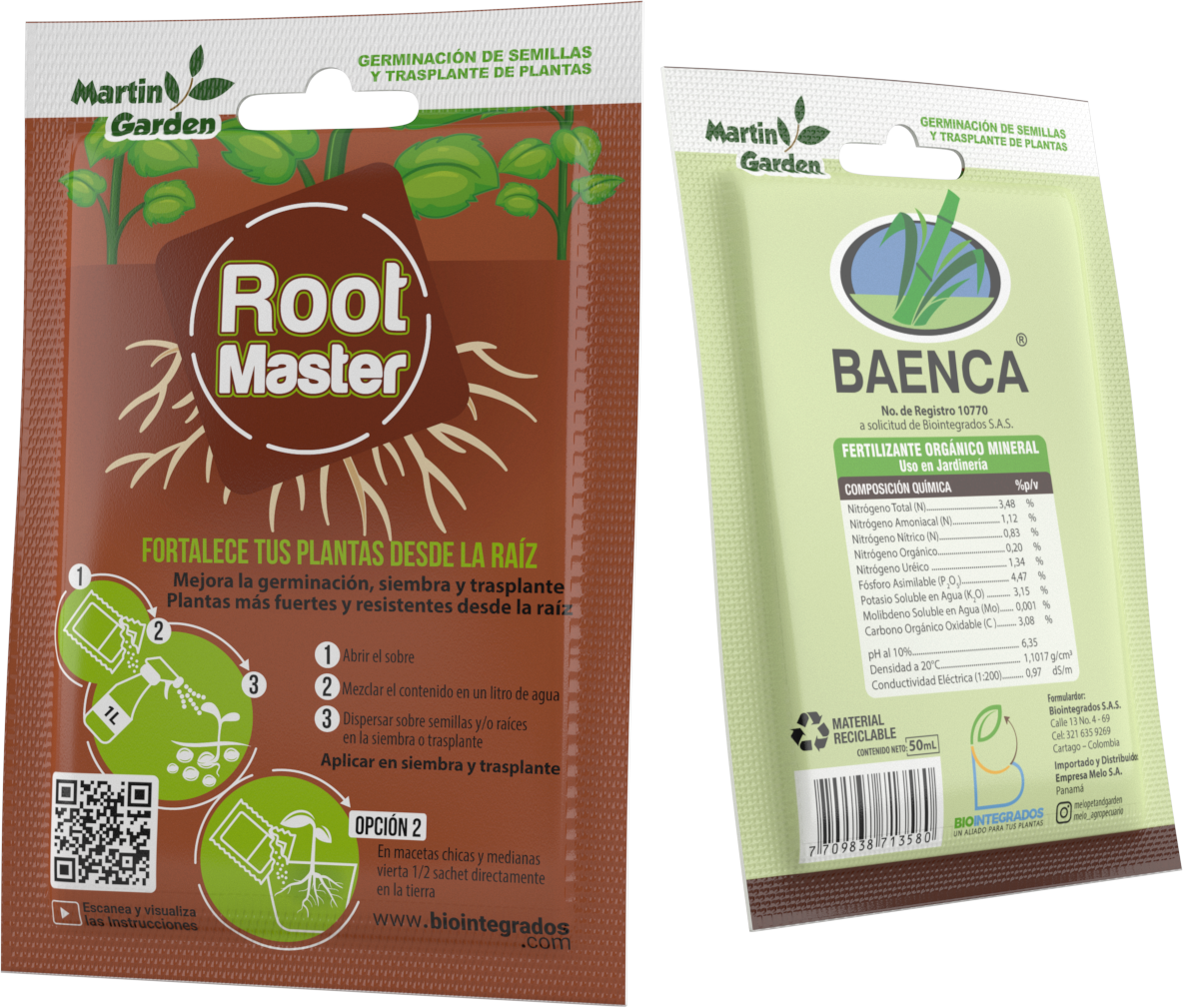 Enraizador Sachet Root Master Baenca 50 Ml