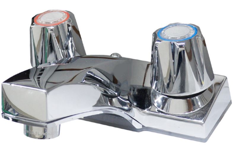 Llave para Lavamanos Doble 4 Pulgadas