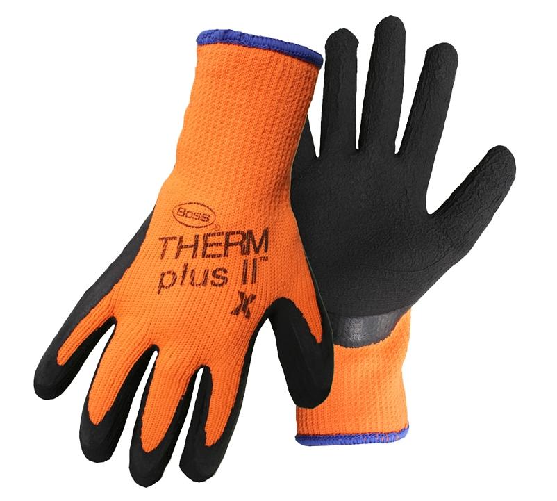 Guantes Plama Latex Orange L