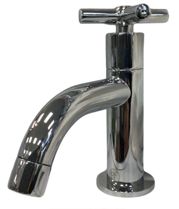 Llave de Lavamanos Sencilla Alta Cruz Classic