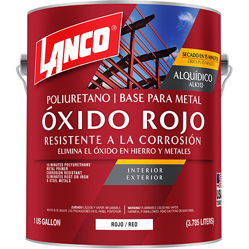 Metal Primer Rojo 15Min Galón Lanco