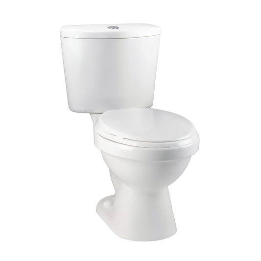 Inodoro Blanco con Pulsador Rapido Jet