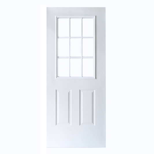 Puerta de Metal 9 Vidrios 90MTX2.13MT