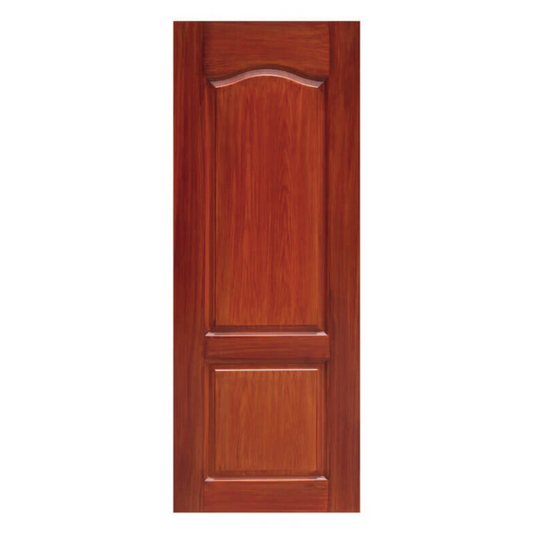 Puerta Solida Curva 2 Paneles de Cedro 3x7