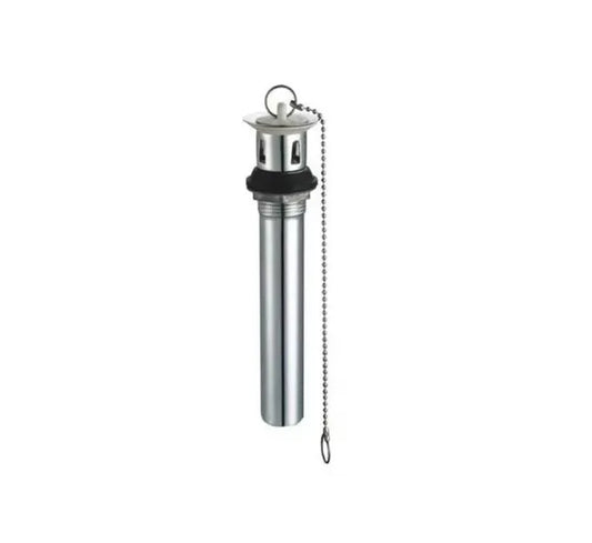Desagüe de 1-1/4" x 10" de metal para lavamanos