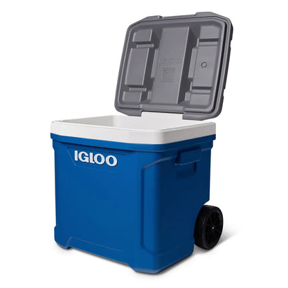 Hielera Igloo Azul con Rueditas 60Qt