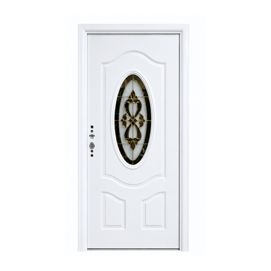 Puerta Multipuntos con Vitra Blanca Derecha