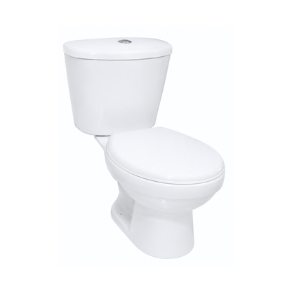 Inodoro Blanco con Pulsador Rapido Jet