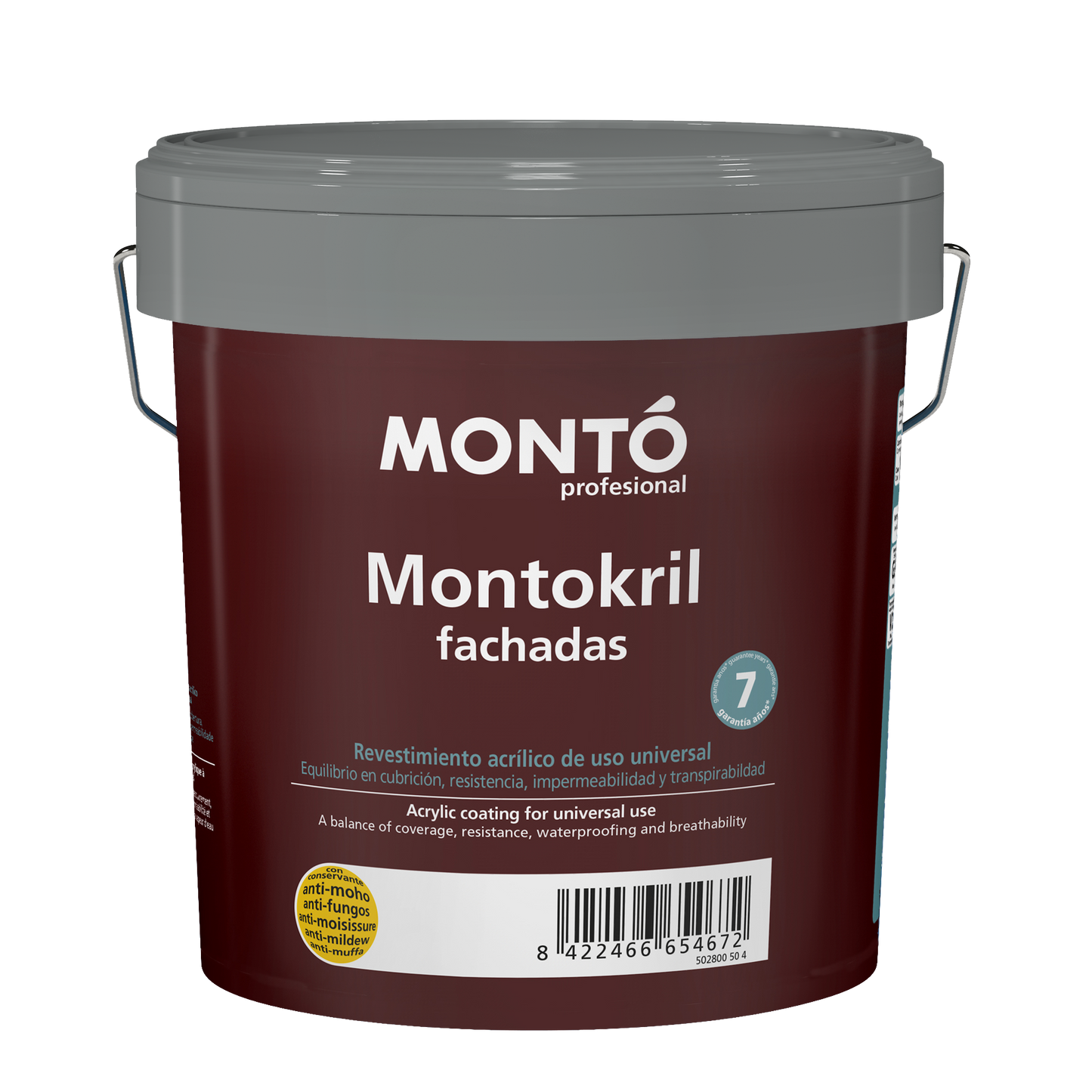 Pintura Montó Montokril Liso Blanco de 4 Litros