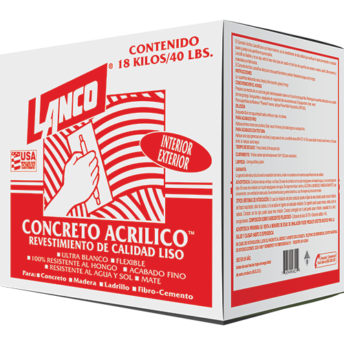 Revestimiento Liso Exterior Lanco 40 Lb