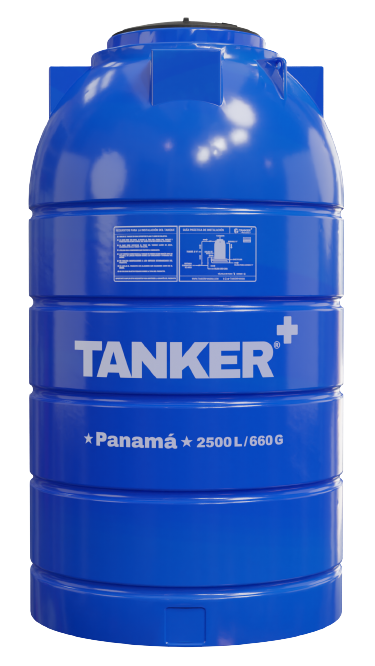 Tanque para Agua Azul Tanker de 2,500 Litros