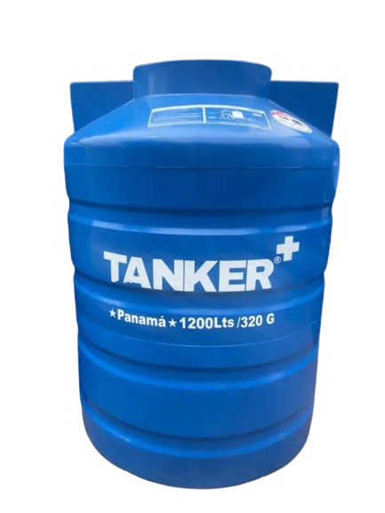 Tanque para Agua Azul de 1200 Litros Tanker