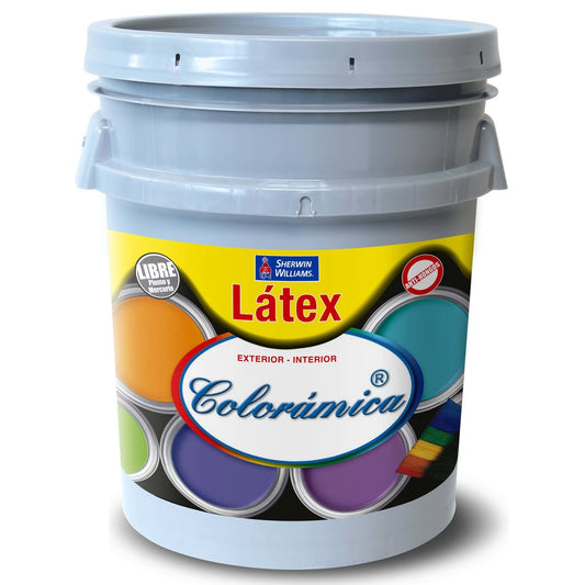 Coloramica Látex Mate Blanco Sherwin-Williams 5 Galones