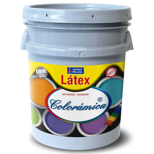 Coloramica Látex Mate Blanco Ant 5Gl