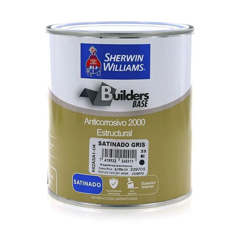 Anticorrosivo 2000 Satin Gris Sherwin-Williams 1 Galón