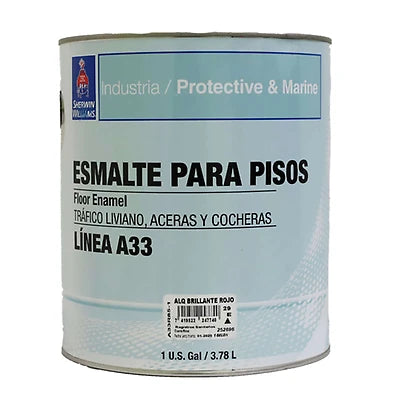 Pintura Gris para Piso Sherwin Williams 1 Galón