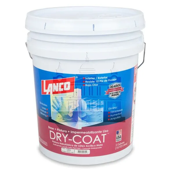 Pintura Dry Coat Liso 5 Galones Lanco