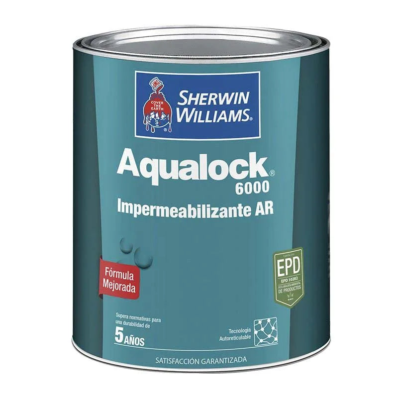 Aqualock 6000 Impearmibilizante Rojo Ar Mate 1 Galón