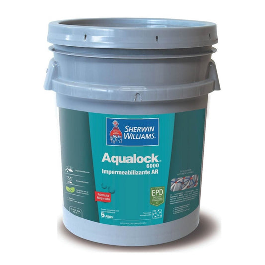 Aqualock 6000 Ar Mate Blanco 5 Galones