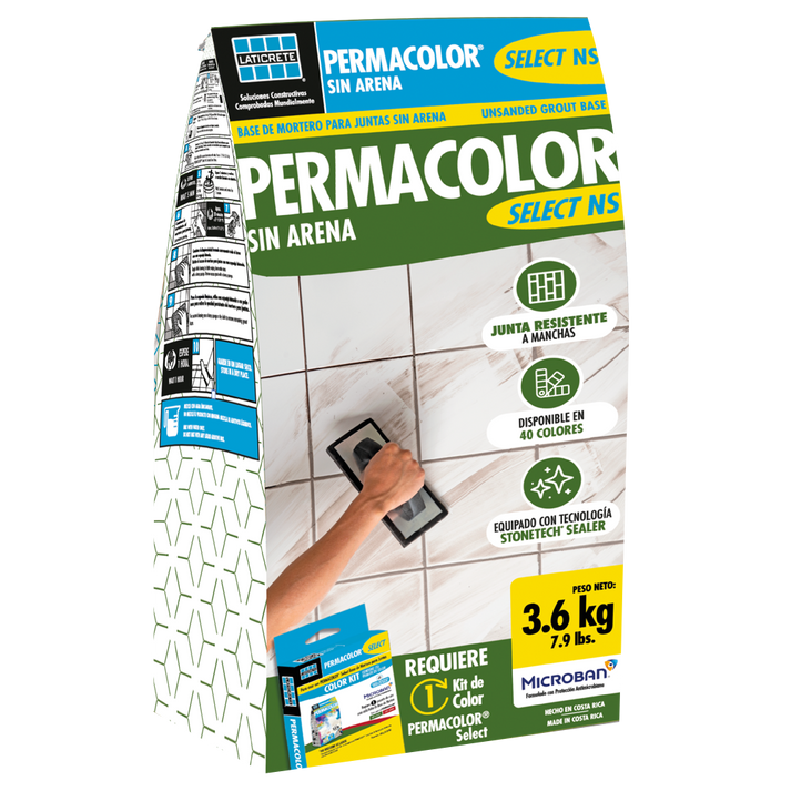 Lechada Cementicia Base Permacolor 3,6 Kg – MELO Comasa