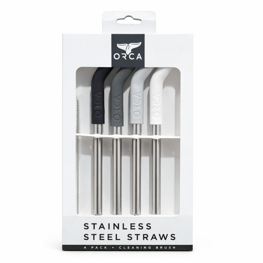 Set de Pajillas de acero inoxidable Orca