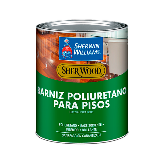 Barniz Poliur 1/4 P/Pisos Sherwin-Williams