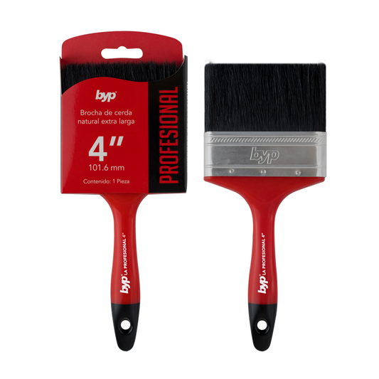 Brocha Pintor Profesional Plast 4" BYP