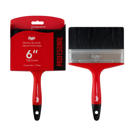 Brocha Pintor Profesional Plast 6" BYP