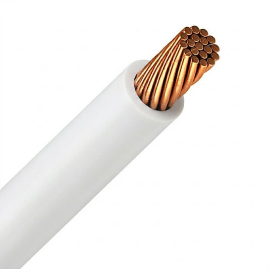 Cable Eléctrico Blanco #8 Pie
