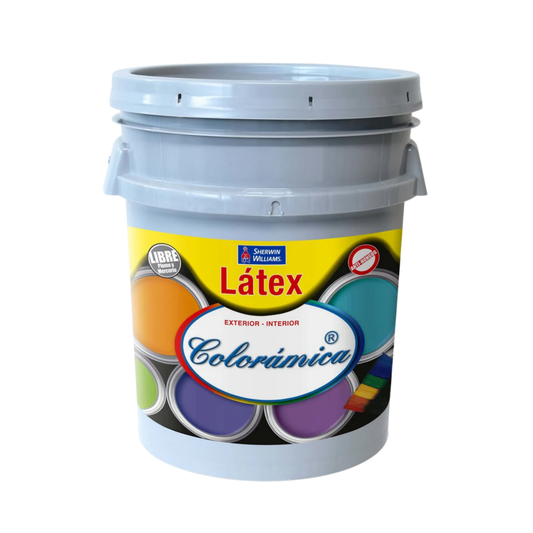 Coloramica Látex Mate Blanco Ant 5Gl