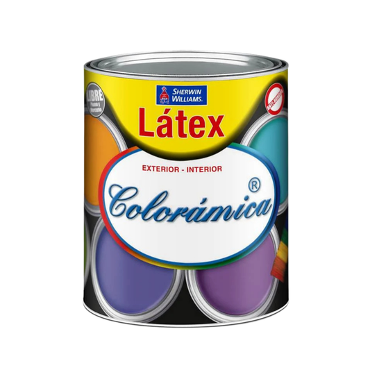 Coloramica Látex Mate Blanco Hueso Galón
