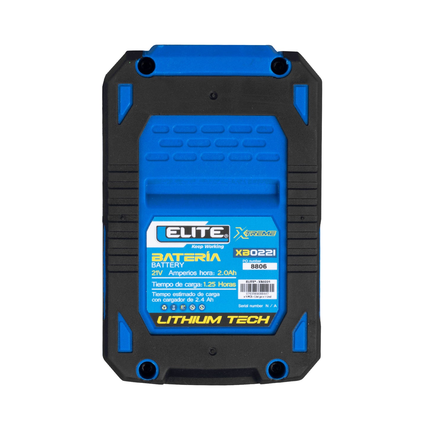 Taladro de impacto inalambrico 1/2 21V 60NM Elite