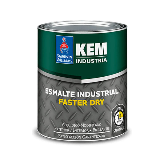 Kem Esmalte Industrial Fast Dry 4000 Extra Whte 1/4