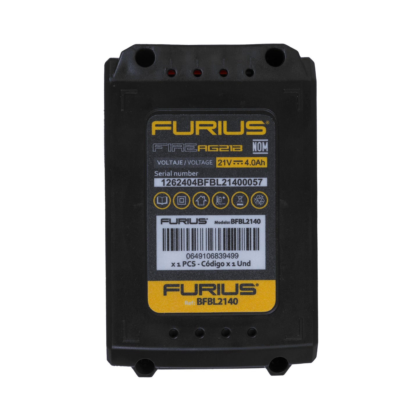 Bateria Bl Furius /21 V 4.0 AH