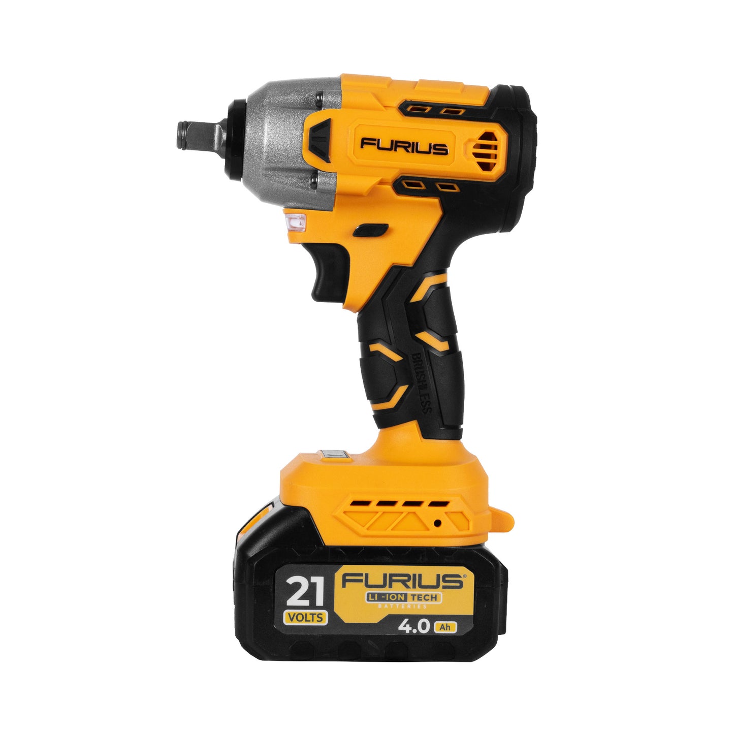 Llave de impacto Inalambrica Cuadrante IMP 1/2 21V 420NM Furius