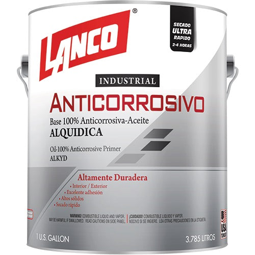 Anticorrosivo Industrial Gris Lanco 1 Galón