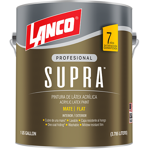 Supra Latex Blanco 1/4 Lanco